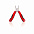 Мультитул BLAUDEN, нержавеющая сталь, пластиковая ручка, 12 функций, красный с логотипом в Волгограде заказать по выгодной цене в кибермаркете AvroraStore