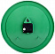 Часы настенные Vivid large, зеленые с логотипом в Волгограде заказать по выгодной цене в кибермаркете AvroraStore