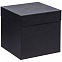 Коробка Cube M, черная с логотипом в Волгограде заказать по выгодной цене в кибермаркете AvroraStore
