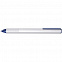 Ручка шариковая PF One, серебристая с синим с логотипом в Волгограде заказать по выгодной цене в кибермаркете AvroraStore