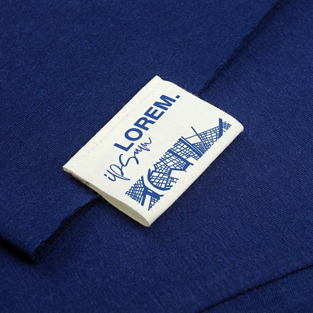 Лейбл хлопковый Doni, XL, беленый с логотипом в Волгограде заказать по выгодной цене в кибермаркете AvroraStore
