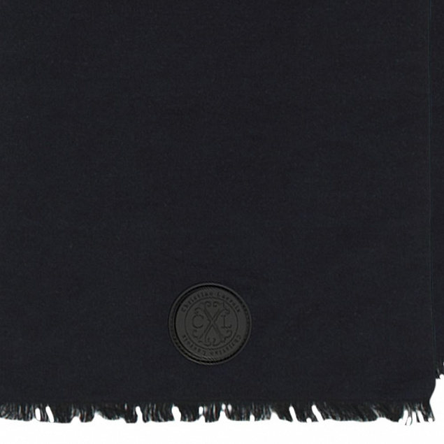 Шарф Element, темно-синий с логотипом в Волгограде заказать по выгодной цене в кибермаркете AvroraStore