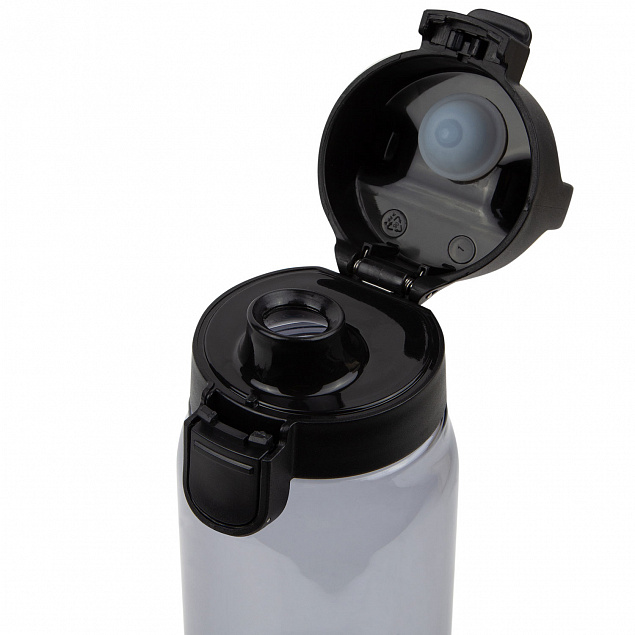 Спортивная бутылка для воды, Aqua, 830 ml, черная с логотипом в Волгограде заказать по выгодной цене в кибермаркете AvroraStore