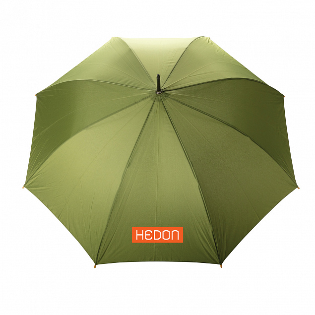 Плотный зонт Impact из RPET AWARE™ с автоматическим открыванием, d120 см с логотипом в Волгограде заказать по выгодной цене в кибермаркете AvroraStore