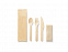 Набор деревянных столовых приборов «SUYA» с логотипом в Волгограде заказать по выгодной цене в кибермаркете AvroraStore
