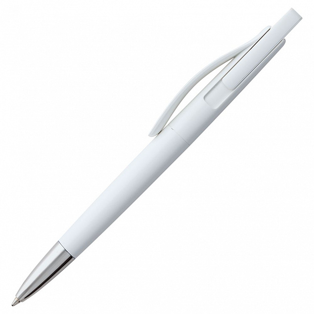 Ручка шариковая Prodir DS2 PPC, белая с логотипом в Волгограде заказать по выгодной цене в кибермаркете AvroraStore