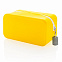 Непромокаемая силиконовая косметичка, желтая с логотипом в Волгограде заказать по выгодной цене в кибермаркете AvroraStore