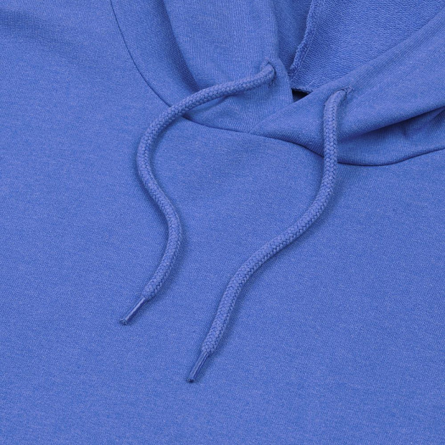 Толстовка с капюшоном унисекс Hoodie, ярко-синий меланж с логотипом в Волгограде заказать по выгодной цене в кибермаркете AvroraStore