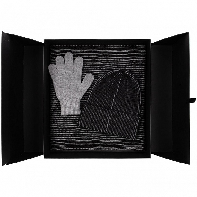 Коробка Wingbox, черная с логотипом в Волгограде заказать по выгодной цене в кибермаркете AvroraStore