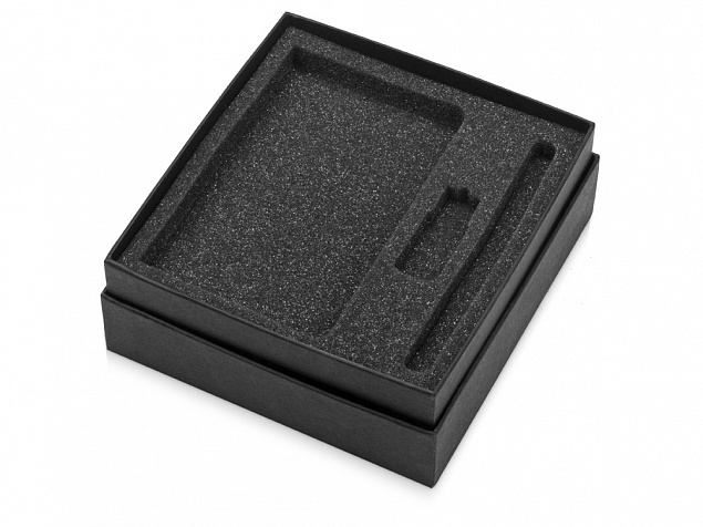 Коробка подарочная Smooth M для ручки, флешки и блокнота А6 с логотипом в Волгограде заказать по выгодной цене в кибермаркете AvroraStore