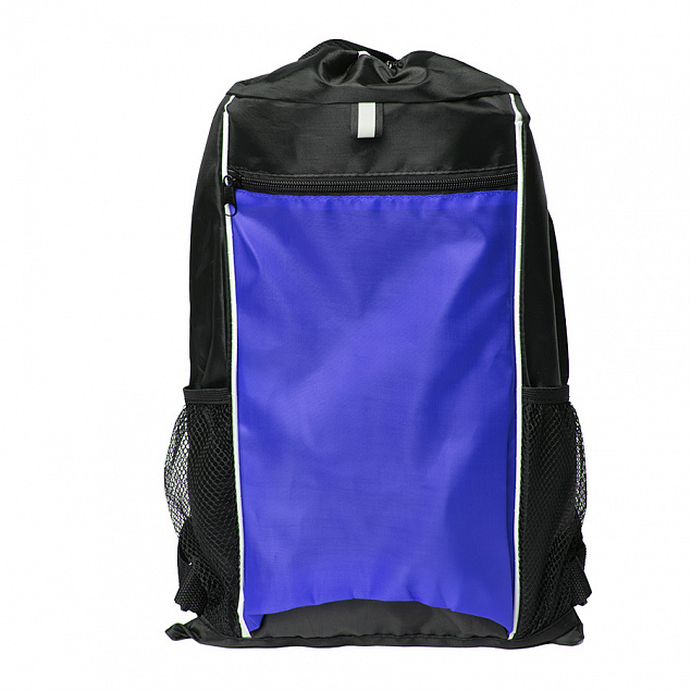 Рюкзак Fab, синий/чёрный, 47 x 27 см, 100% полиэстер 210D с логотипом в Волгограде заказать по выгодной цене в кибермаркете AvroraStore