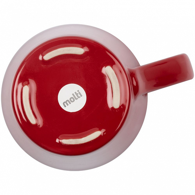 Кружка Modern Bell Classic, глянцевая, красная с логотипом в Волгограде заказать по выгодной цене в кибермаркете AvroraStore