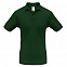 Рубашка поло Safran темно-зеленая с логотипом в Волгограде заказать по выгодной цене в кибермаркете AvroraStore
