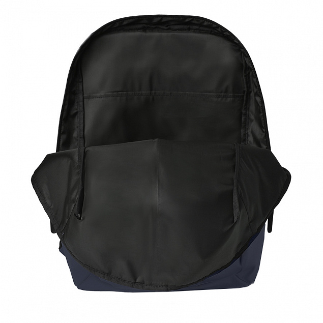 Рюкзак "Go", т.синий, 41 х 29 х15,5 см, 100% полиуретан с логотипом в Волгограде заказать по выгодной цене в кибермаркете AvroraStore