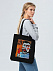 Холщовая сумка «У матросов нет вопросов», черная с логотипом в Волгограде заказать по выгодной цене в кибермаркете AvroraStore
