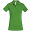 Рубашка поло женская Safran Timeless зеленое яблоко с логотипом в Волгограде заказать по выгодной цене в кибермаркете AvroraStore