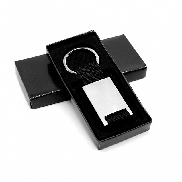 Брелок TYPPO в подарочной упаковке - Черный AA с логотипом в Волгограде заказать по выгодной цене в кибермаркете AvroraStore
