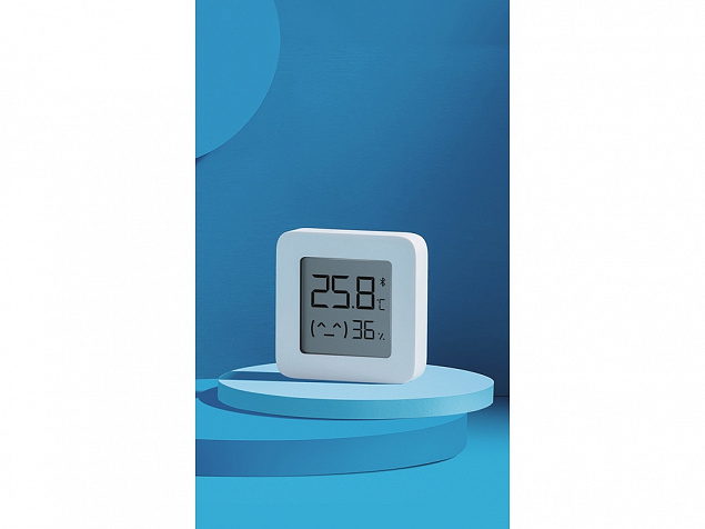 Датчик температуры и влажности «Mi Temperature and Humidity Monitor 2» с логотипом в Волгограде заказать по выгодной цене в кибермаркете AvroraStore