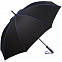 Зонт-трость Seam, синий с логотипом в Волгограде заказать по выгодной цене в кибермаркете AvroraStore