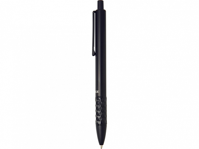 Tactical Dark шариковая ручка с нажимным механизмом , черный с логотипом в Волгограде заказать по выгодной цене в кибермаркете AvroraStore