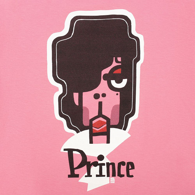 Футболка женская «Меламед. Prince», розовая с логотипом в Волгограде заказать по выгодной цене в кибермаркете AvroraStore