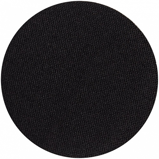 Наклейка тканевая Lunga Round, M, черная с логотипом в Волгограде заказать по выгодной цене в кибермаркете AvroraStore