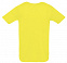 Футболка унисекс Sporty 140, лимонно-желтая с логотипом в Волгограде заказать по выгодной цене в кибермаркете AvroraStore