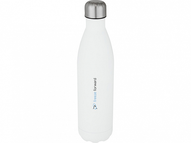 Cove Бутылка из нержавеющей стали объемом 750 мл с вакуумной изоляцией, белый с логотипом в Волгограде заказать по выгодной цене в кибермаркете AvroraStore