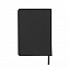 Ежедневник недатированный Duncan, А5,  черный, белый блок с логотипом в Волгограде заказать по выгодной цене в кибермаркете AvroraStore