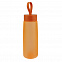 Бутылка для воды Flappy - Оранжевый OO с логотипом в Волгограде заказать по выгодной цене в кибермаркете AvroraStore