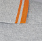 Рубашка поло женская PASADENA WOMEN 200 с контрастной отделкой, серый меланж c оранжевым с логотипом в Волгограде заказать по выгодной цене в кибермаркете AvroraStore