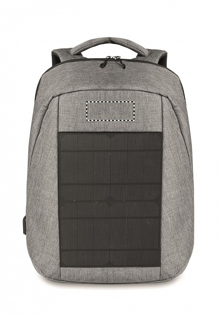 Рюкзак с солнечной батареей с логотипом в Волгограде заказать по выгодной цене в кибермаркете AvroraStore