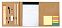 Школьный набор SCHOOL DAYS, коричневый с логотипом в Волгограде заказать по выгодной цене в кибермаркете AvroraStore