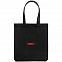 Холщовая сумка «100% Новый год», черная с логотипом в Волгограде заказать по выгодной цене в кибермаркете AvroraStore