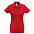 Рубашка поло женская ID.001 красная с логотипом в Волгограде заказать по выгодной цене в кибермаркете AvroraStore