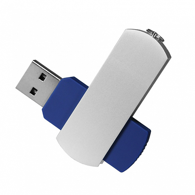 USB Флешка, Elegante, 16 Gb, синий с логотипом в Волгограде заказать по выгодной цене в кибермаркете AvroraStore