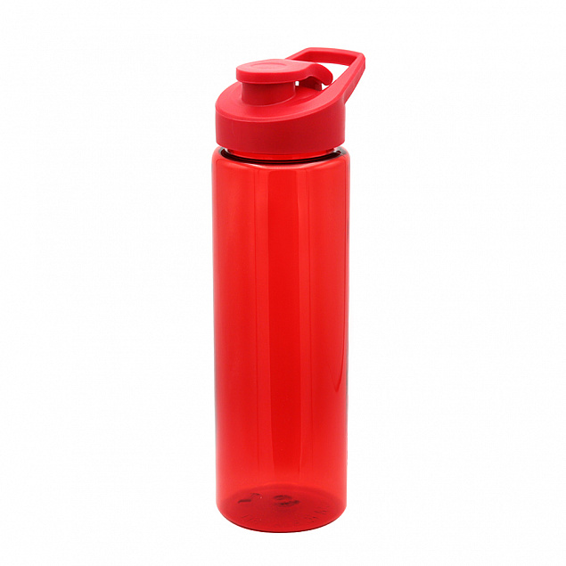Пластиковая бутылка Ronny - Красный PP с логотипом в Волгограде заказать по выгодной цене в кибермаркете AvroraStore