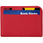Чехол для карточек Dual, ver.2, красный с логотипом в Волгограде заказать по выгодной цене в кибермаркете AvroraStore