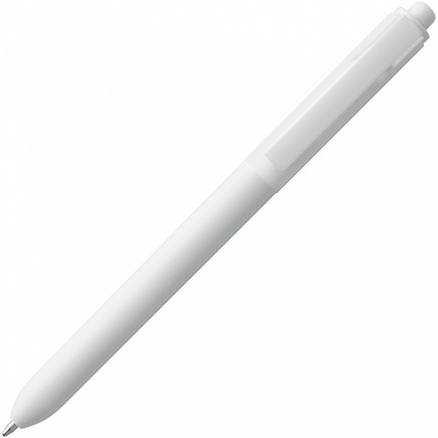 Ручка шариковая Hint Special, белая с логотипом в Волгограде заказать по выгодной цене в кибермаркете AvroraStore