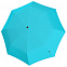 Складной зонт U.090, бирюзовый с логотипом в Волгограде заказать по выгодной цене в кибермаркете AvroraStore