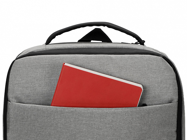 Рюкзак Slender  для ноутбука 15.6'', светло-серый с логотипом в Волгограде заказать по выгодной цене в кибермаркете AvroraStore