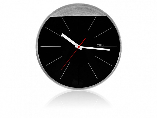 Часы настенные «Де-Мойн» с логотипом в Волгограде заказать по выгодной цене в кибермаркете AvroraStore
