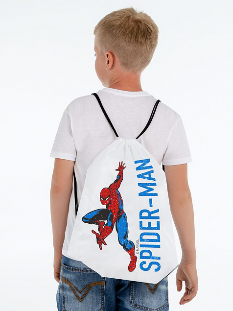 Рюкзак Spider-Man, белый с логотипом в Волгограде заказать по выгодной цене в кибермаркете AvroraStore