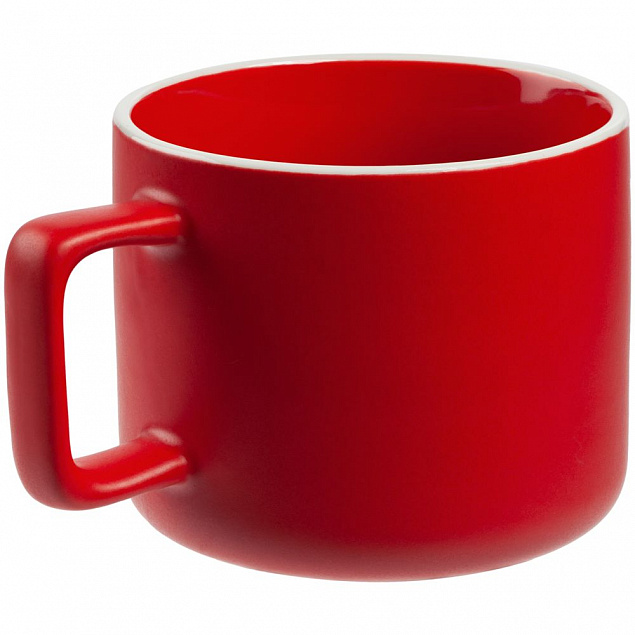 Чашка Fusion, красная с логотипом в Волгограде заказать по выгодной цене в кибермаркете AvroraStore