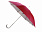 Зонт-трость полуавтомат Майорка, красный/серебристый с логотипом в Волгограде заказать по выгодной цене в кибермаркете AvroraStore