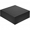Коробка Quadra, черная с логотипом в Волгограде заказать по выгодной цене в кибермаркете AvroraStore