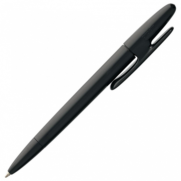 Ручка шариковая Prodir DS5 TPP, черная с логотипом в Волгограде заказать по выгодной цене в кибермаркете AvroraStore
