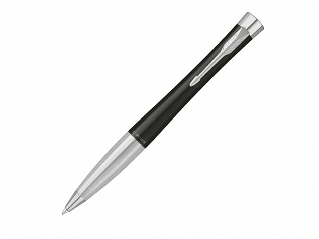 Ручка Parker шариковая "Urban Muted Black CT" с логотипом в Волгограде заказать по выгодной цене в кибермаркете AvroraStore