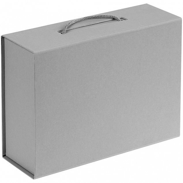 Коробка Matter, серая с логотипом в Волгограде заказать по выгодной цене в кибермаркете AvroraStore