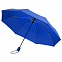 Зонт складной AOC, синий с логотипом в Волгограде заказать по выгодной цене в кибермаркете AvroraStore
